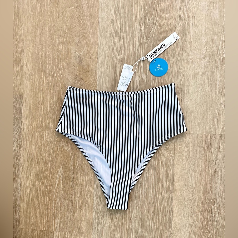 Cupshe striped bikini bottom